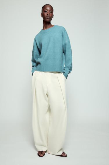SOFT KNIT JUMPER - Faded blue by Zara