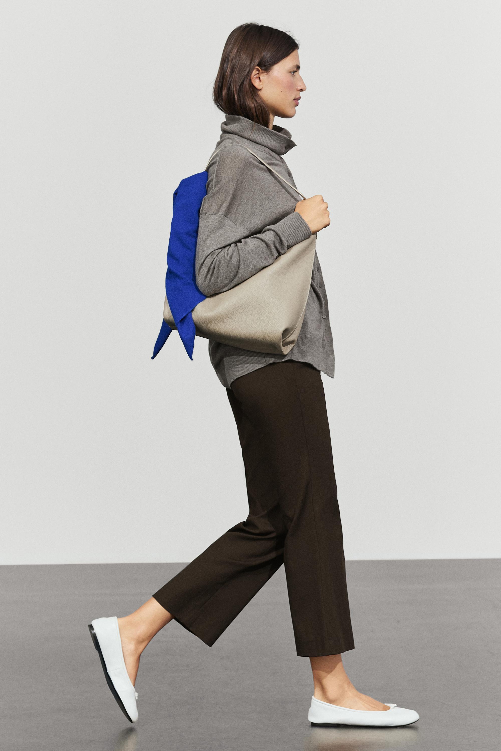 Stretch kick flare pants — Chocolate