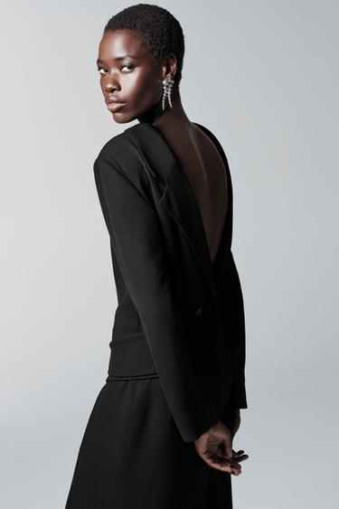 ZW COLLECTION LIMITED EDITION SASH COAT DRESS - Black by Zara