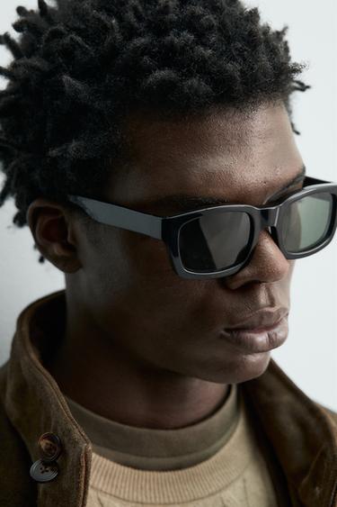 LUNETTES DE SOLEIL CARRÉES - Noir de Zara - Image 2