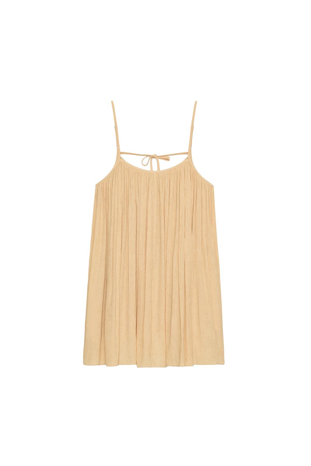 MINI TEXTURED VOLUMINOUS DRESS - image 3