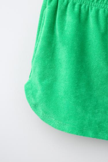 ENSEMBLE POLO ET BERMUDA EFFET SERVIETTE - Vert de Zara - Image 6