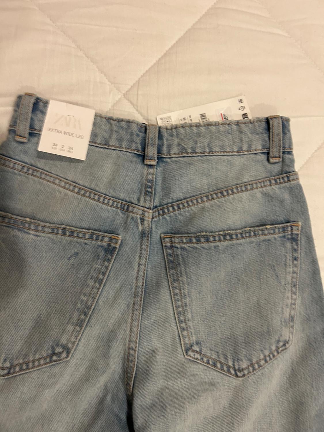 TRF EXTRA WIDE-LEG HIGH-WAIST JEANS - Image 7