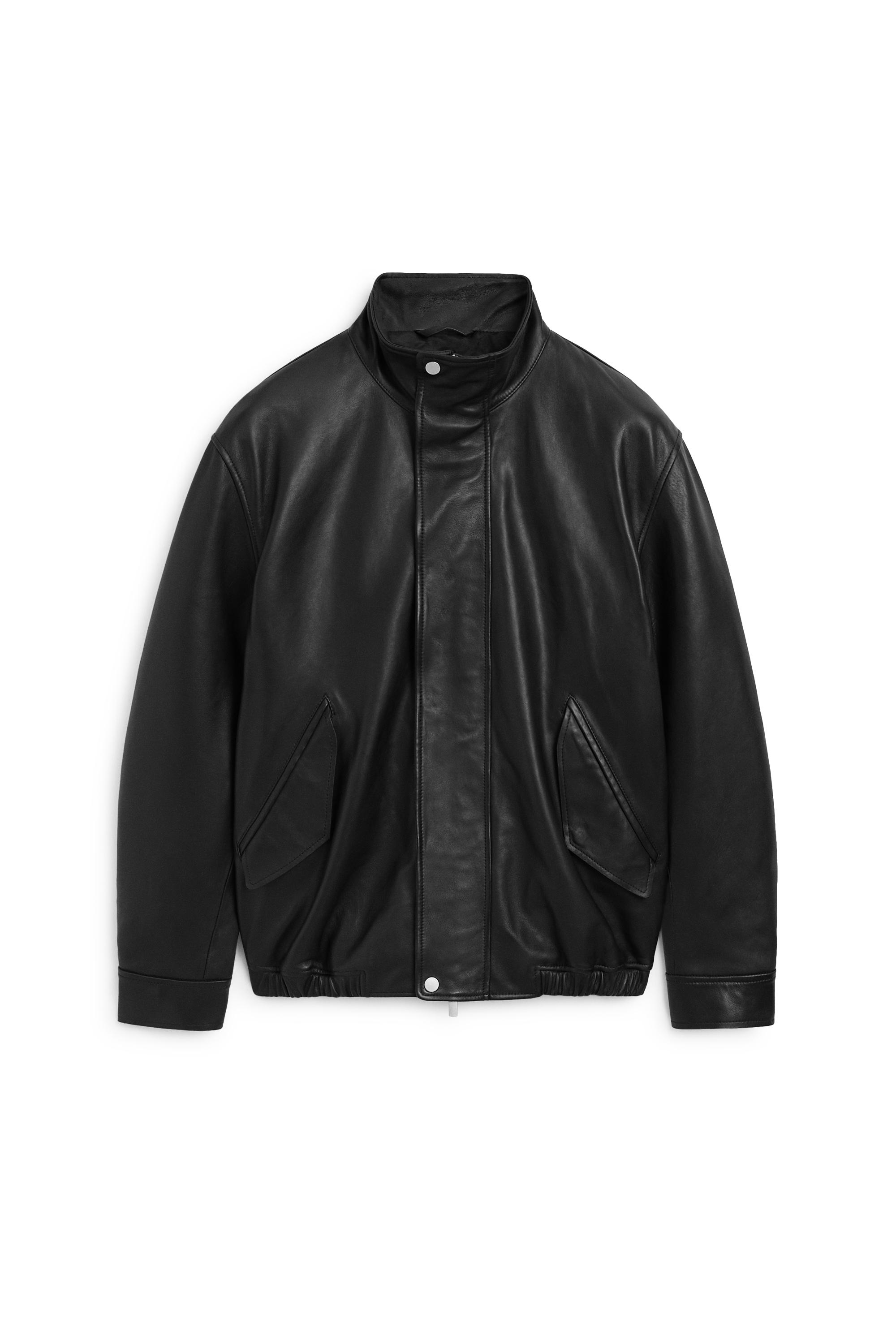 Blouson à poches en cuir nappa - LIMITED EDITION