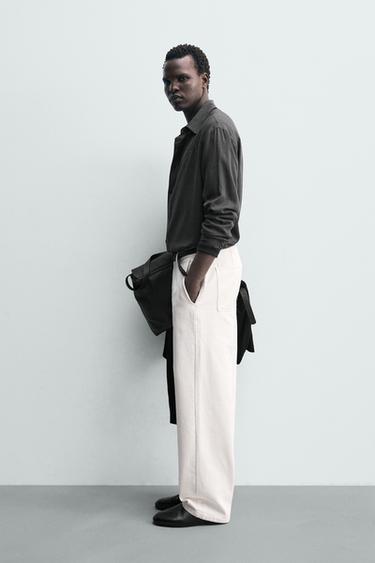 CHEMISE WESTERN À CARREAUX - Gris anthracite de Zara - Image 3