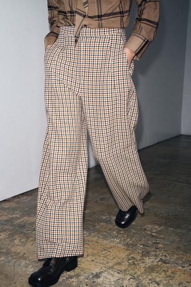 PANTALONI A QUADRI ZW COLLECTION - Multicolore di Zara