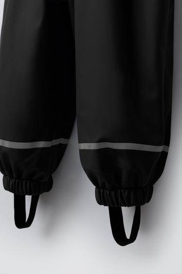 RUBBERISED WATER RESISTANT JUMPSUIT - Black by Zara - Image 3
