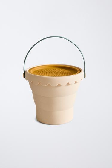 ΠΑΙΔΙΚΟ ΚΟΥΒΑΔΑΚΙ ΠΑΡΑΛΙΑΣ ΣΙΛΙΚΟΝΗΣ - Κίτρινο του Zara