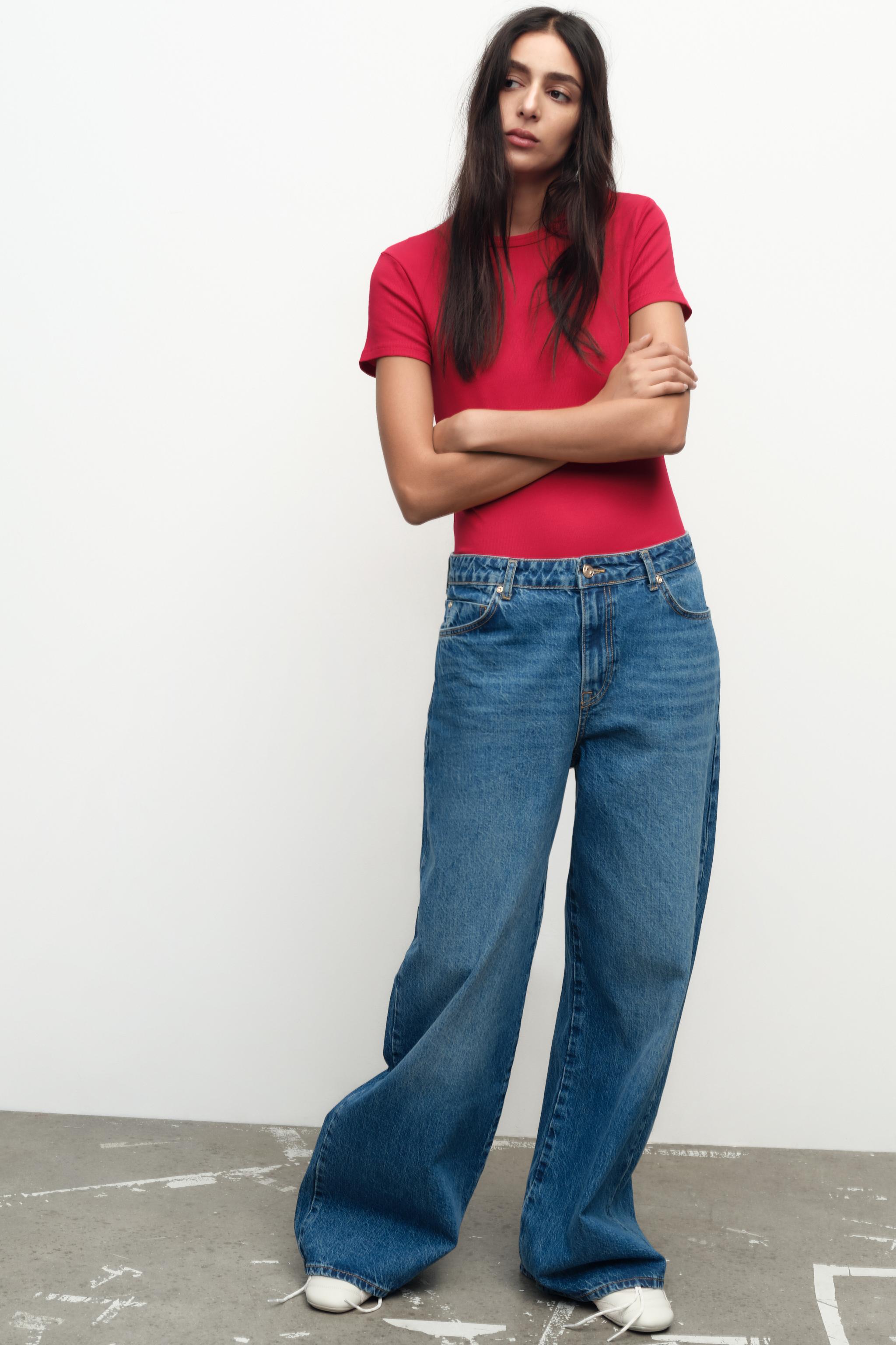 Tシャツ - レディース リブ | ZARA 日本