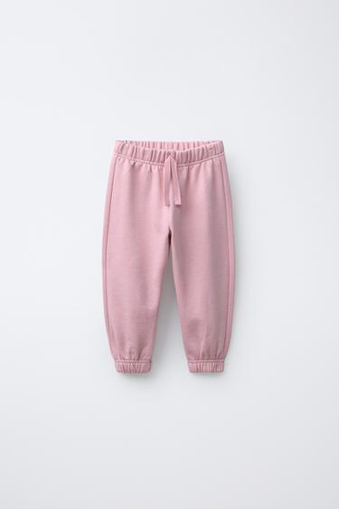 HEART POCKET JOGGER TROUSERS - Pink by Zara