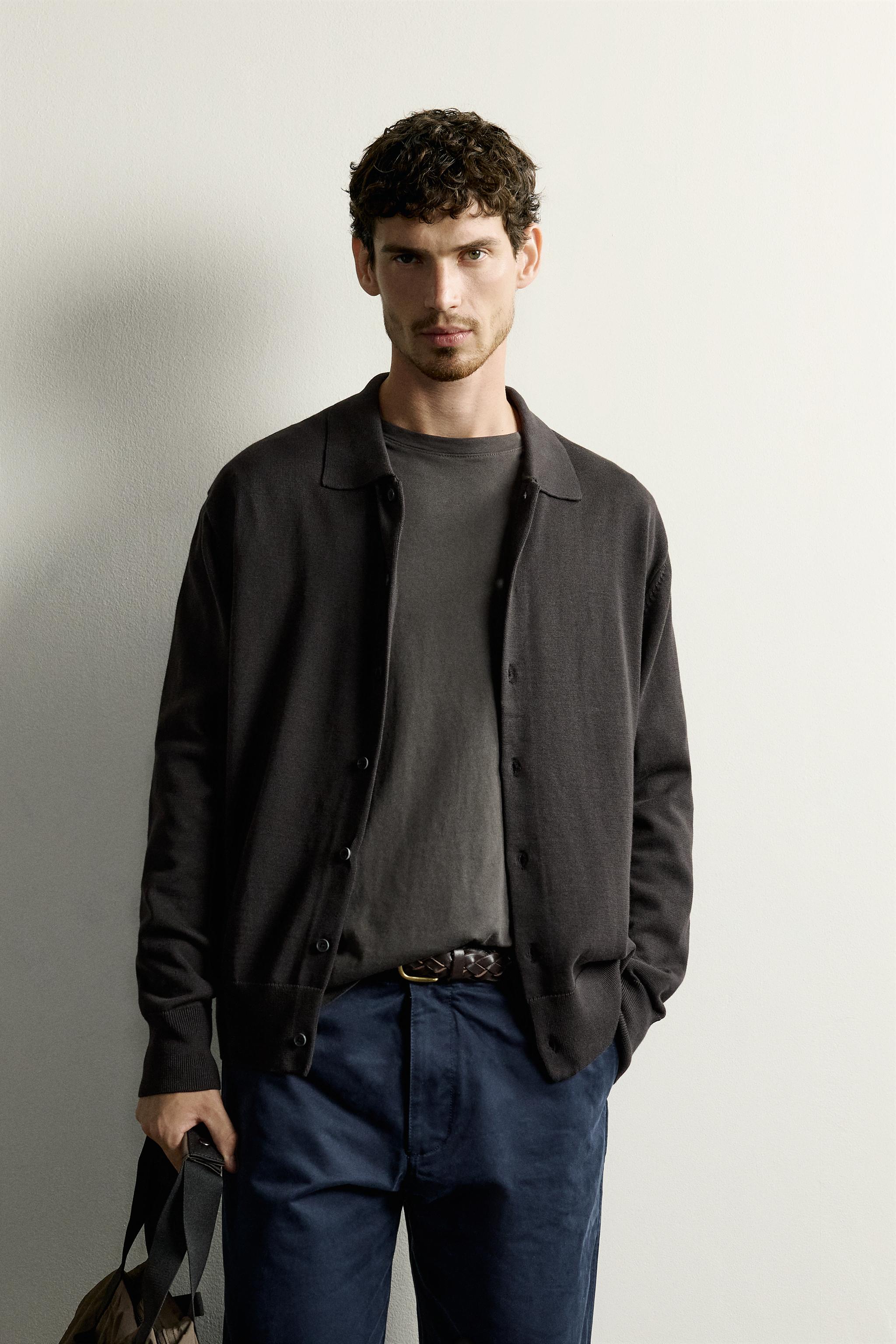 COTTON REGULAR FIT CARDIGAN
