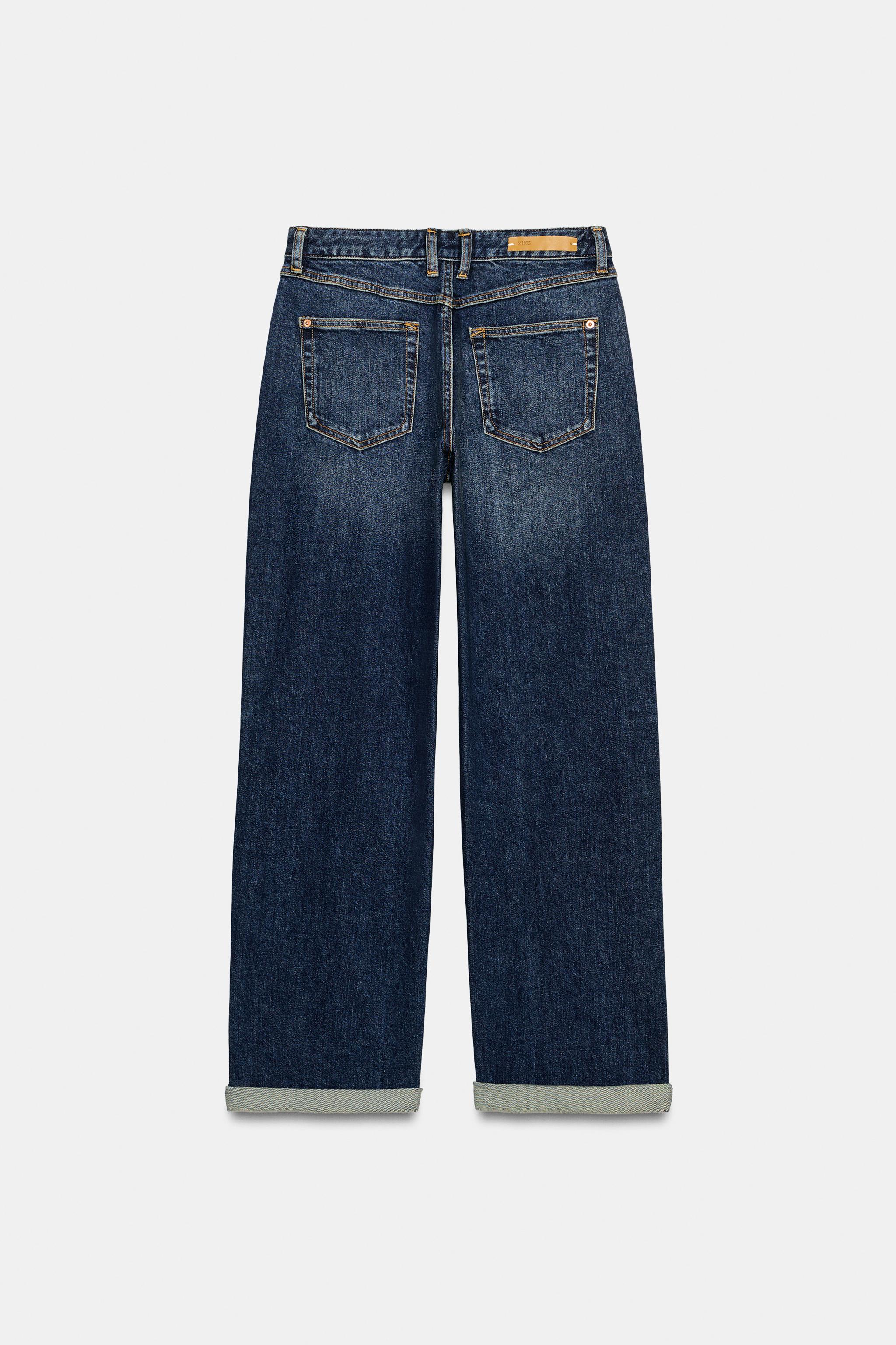 JEAN Z1975 COUPE DÉCONTRACTÉE TAILLE MOYENNE AVEC REVERS