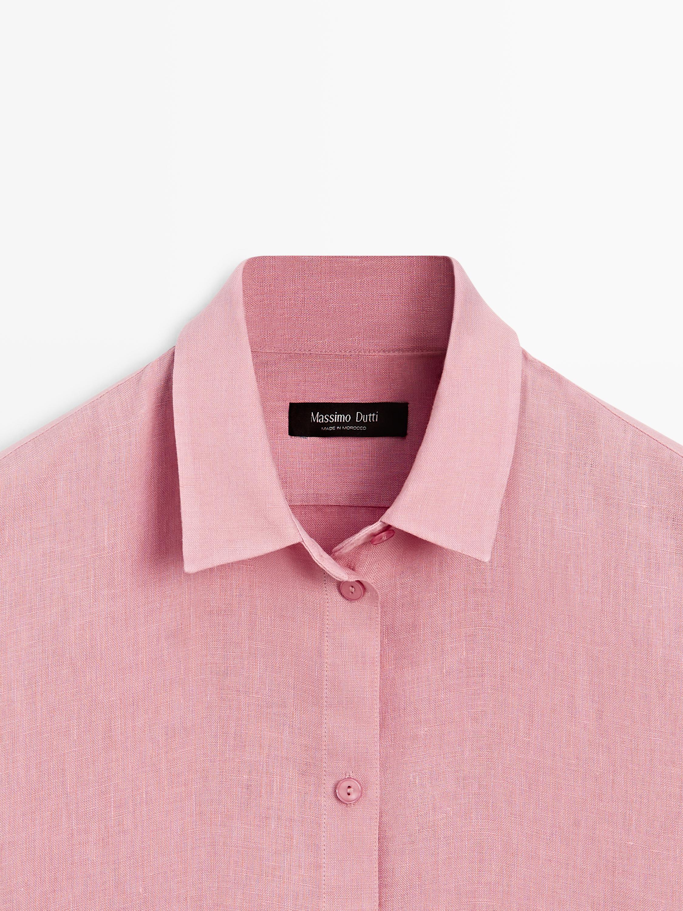 Chemise fluide 100 % lin