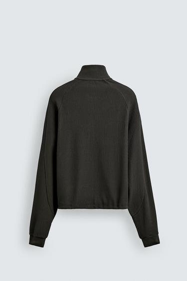 OTTOMAN RELAXED FIT JACKET - Dark charcoal grey by Zara - Image 7