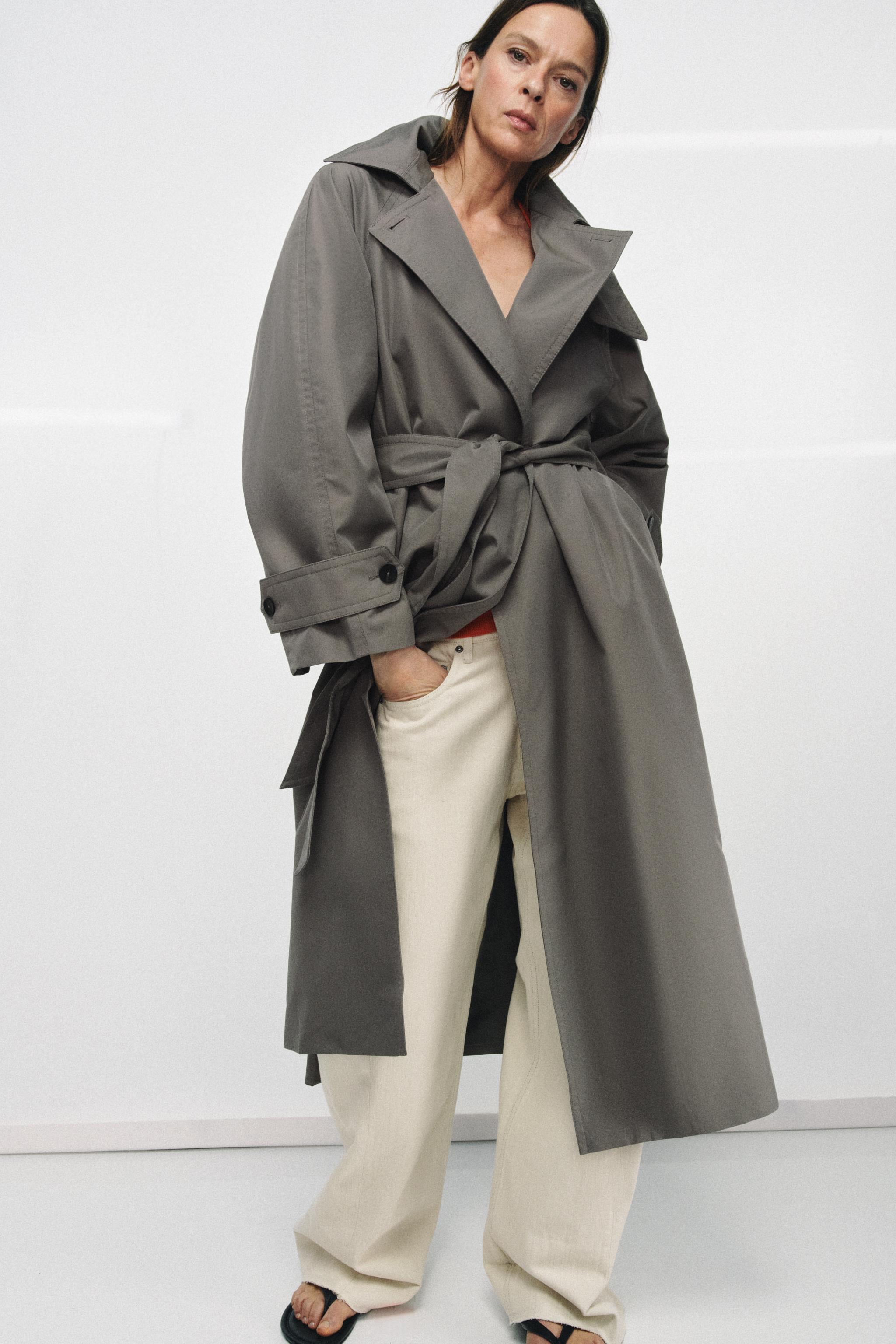 TRENCH OVERSIZE À CEINTURE ZW COLLECTION