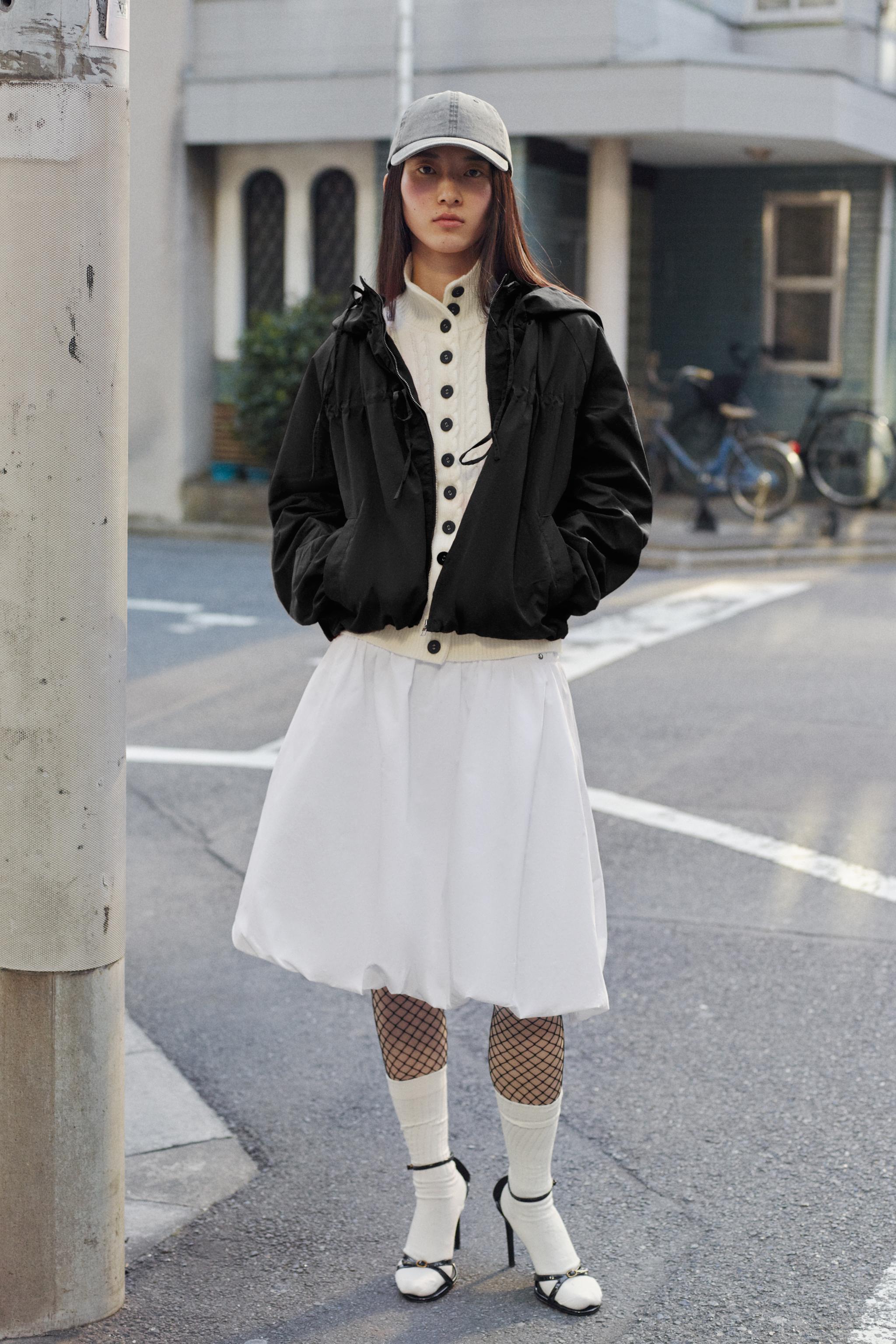 ドローストリング入りジャケット - ブラック | ZARA Japan / 日本