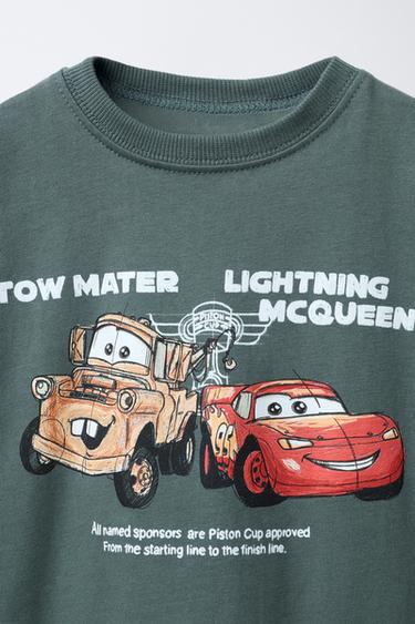 CARS LIGHTNING MCQUEEN © DISNEY PRINTED T-SHIRT - Green by Zara - Image 2