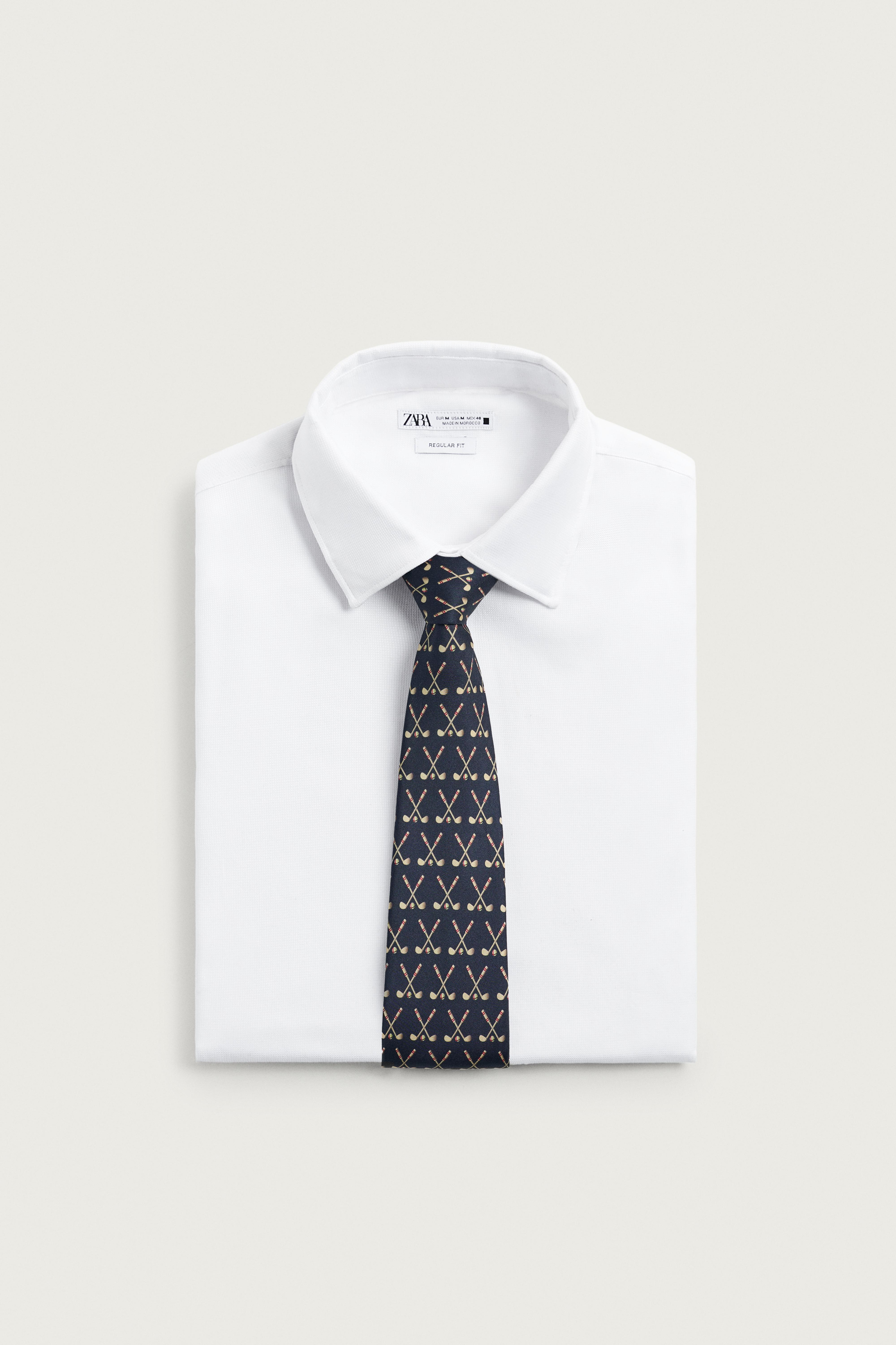 100% SILK JACQUARD GOLF TIE