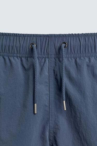 MAILLOT DE BAIN LONG TECHNIQUE - Cobalt de Zara - Image 2