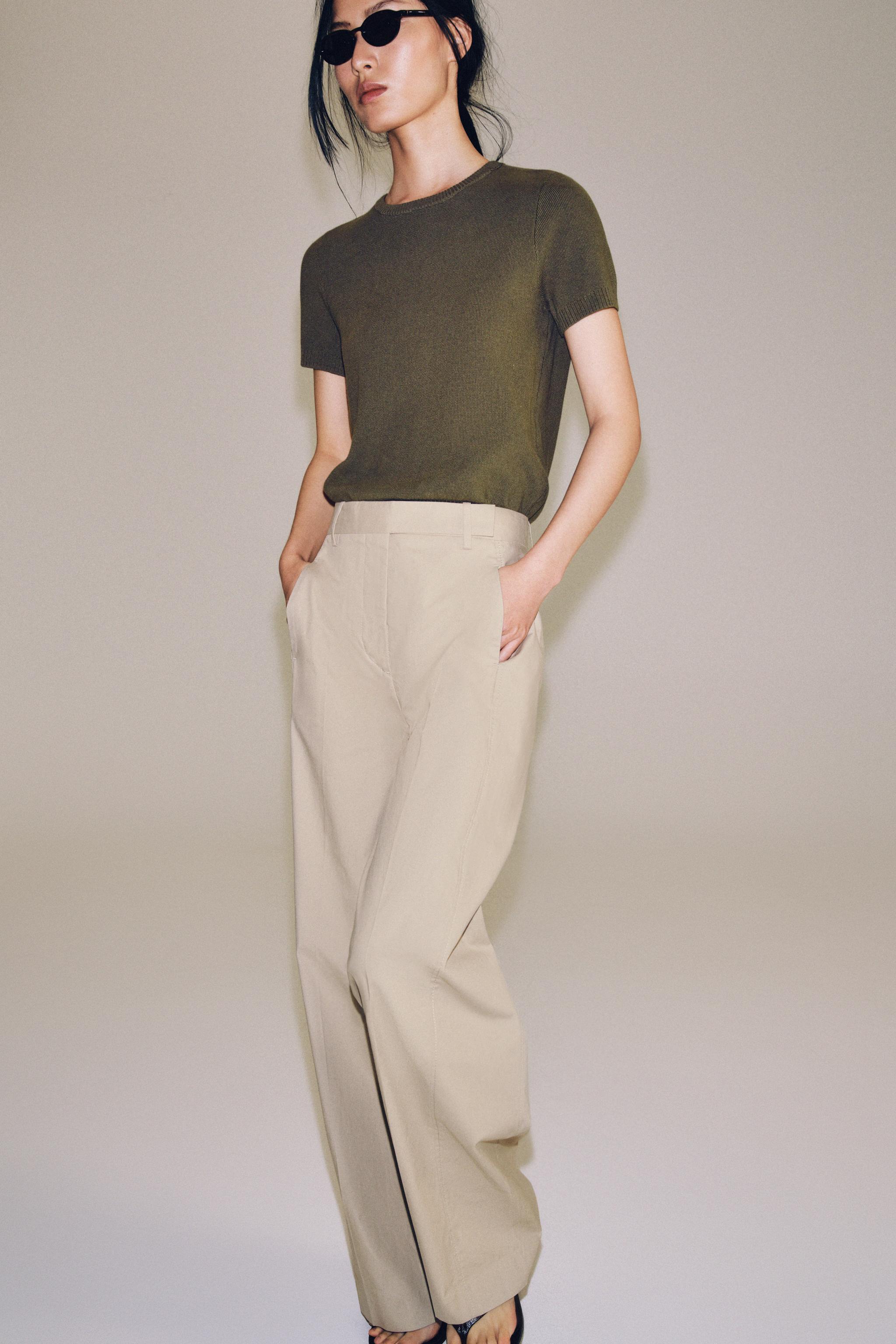 ZW COLLECTION POPLIN PANTS