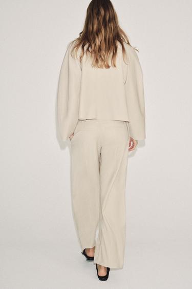 BLOUSON BOMBER ZW COLLECTION - Beige de Zara - Image 3