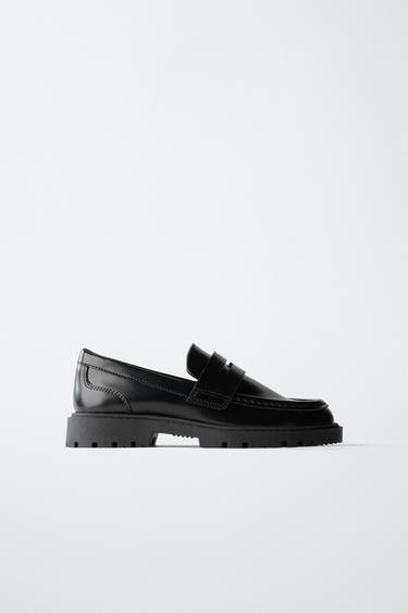 SCHOOL LOAFERS - Black by Zara