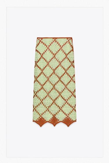 VIRKATTU MIDIHAME - Light green Zaralta