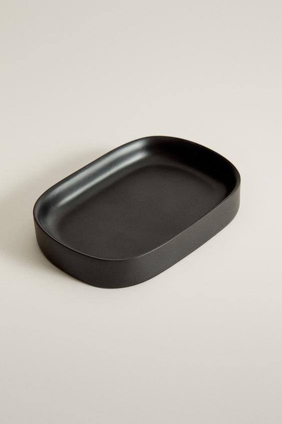 PORTE-SAVON RÉSINE NOIR - Noir de Zara - Image 1
