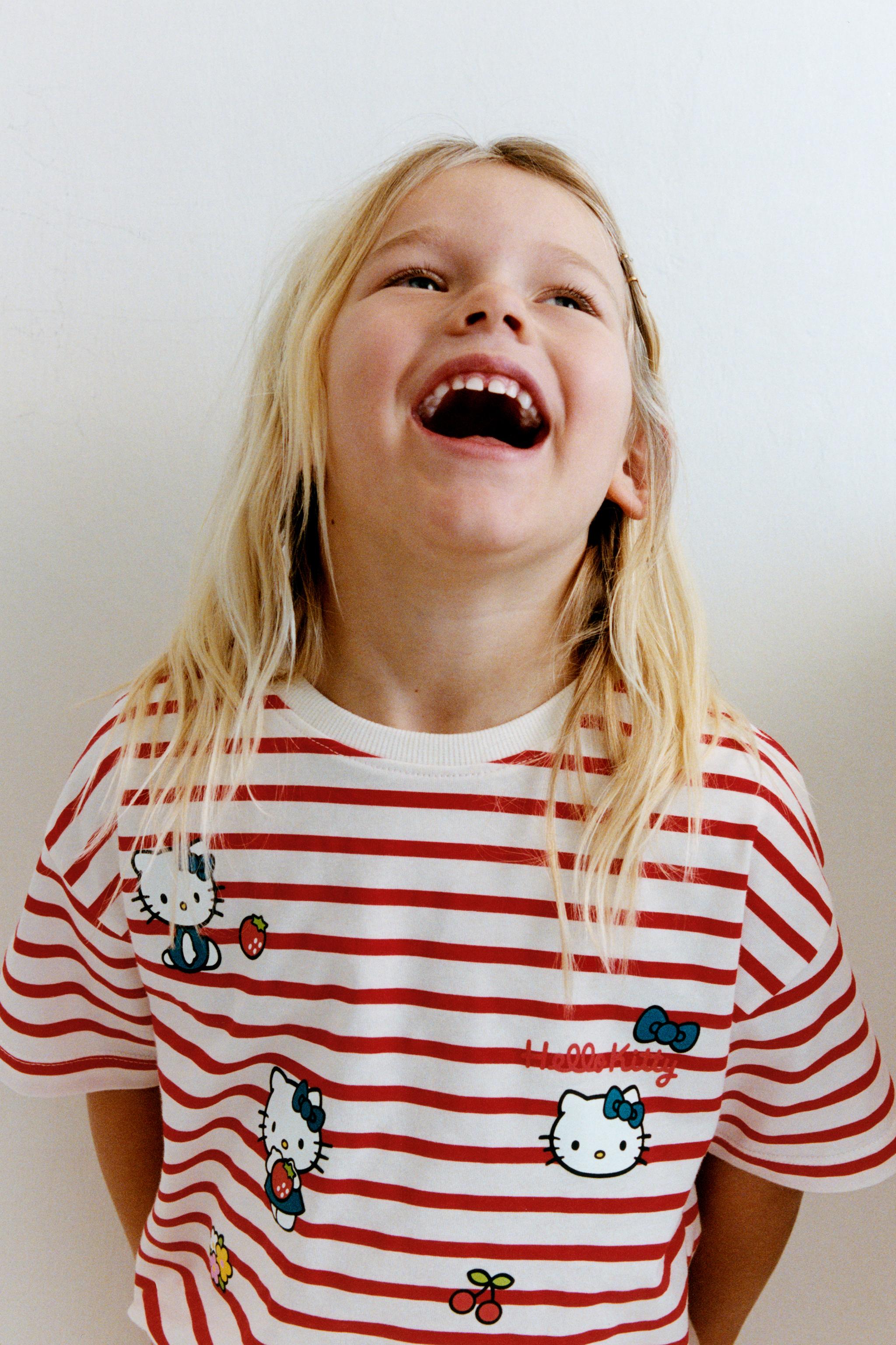 T-SHIRT À RAYURES HELLO KITTY © SANRIO