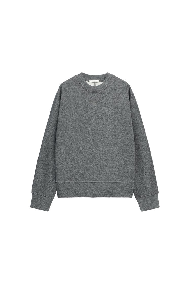 BASIC PLUSH SWEATSHIRT