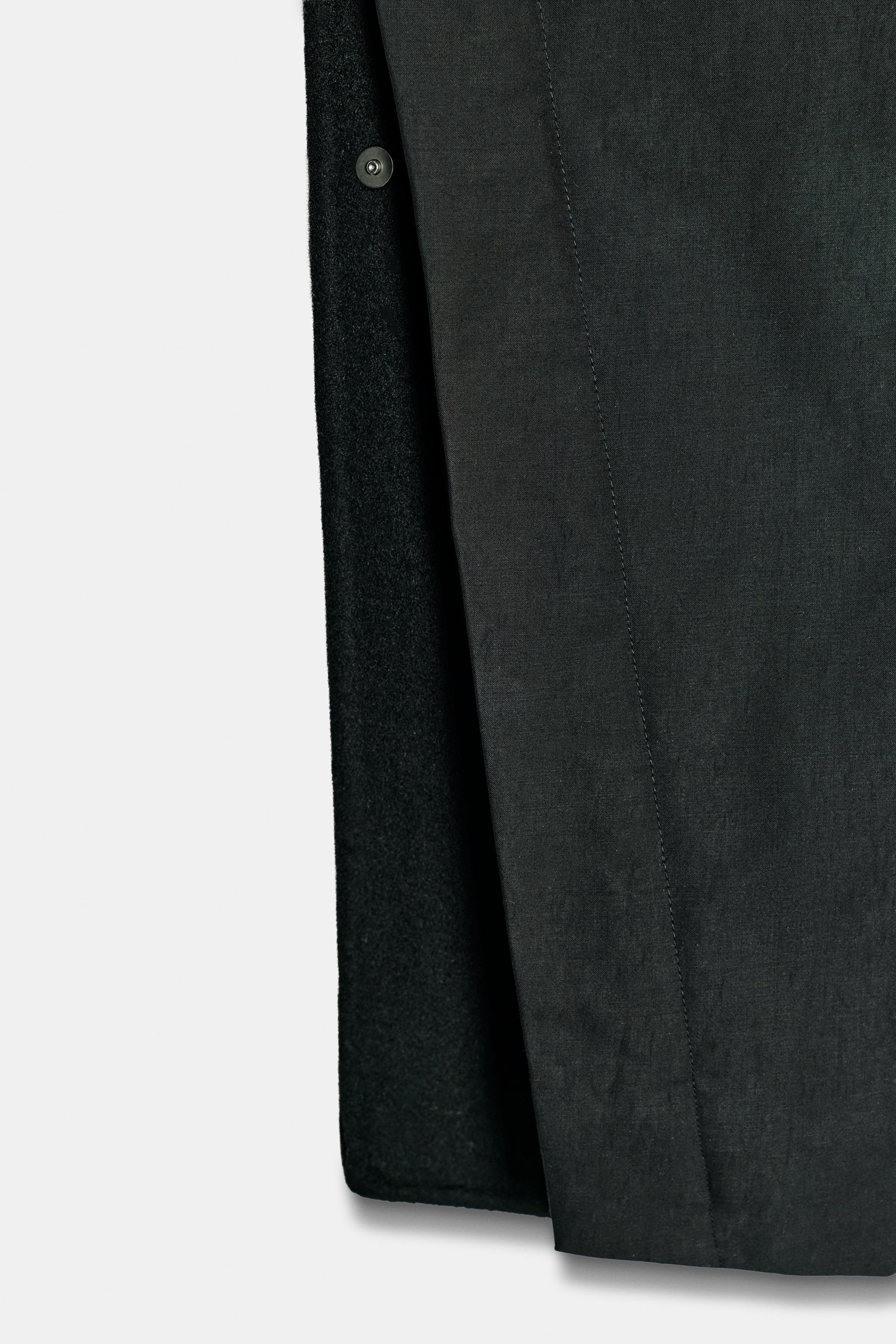 WOOL BLEND CAPE ZW COLLECTION LIMITED EDITION
