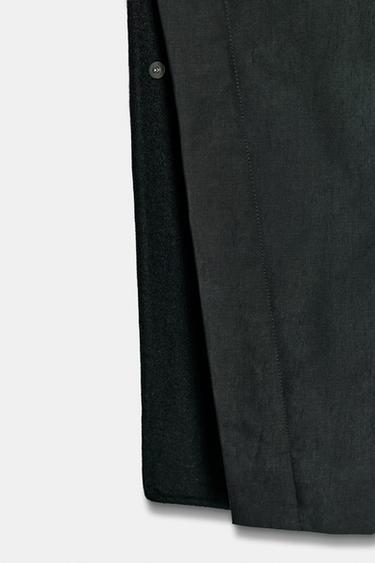 ZW COLLECTION LIMITED EDITION WOOL BLEND CAPE - Dark navy by Zara - Image 7