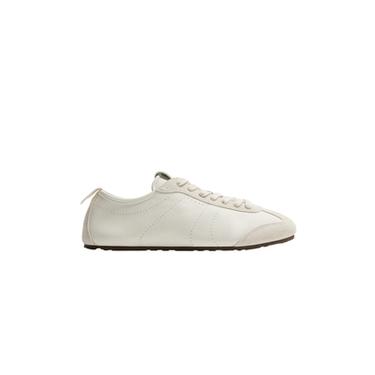 LEATHER TRAINERS - White by Zara