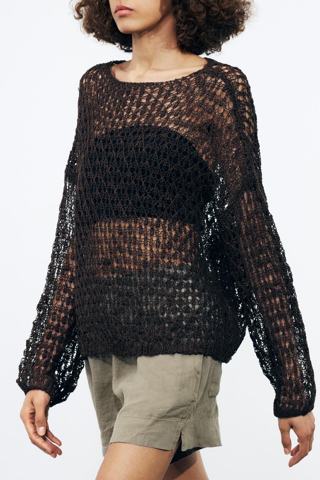 Thumbnail image for OPEN KNIT SWEATER