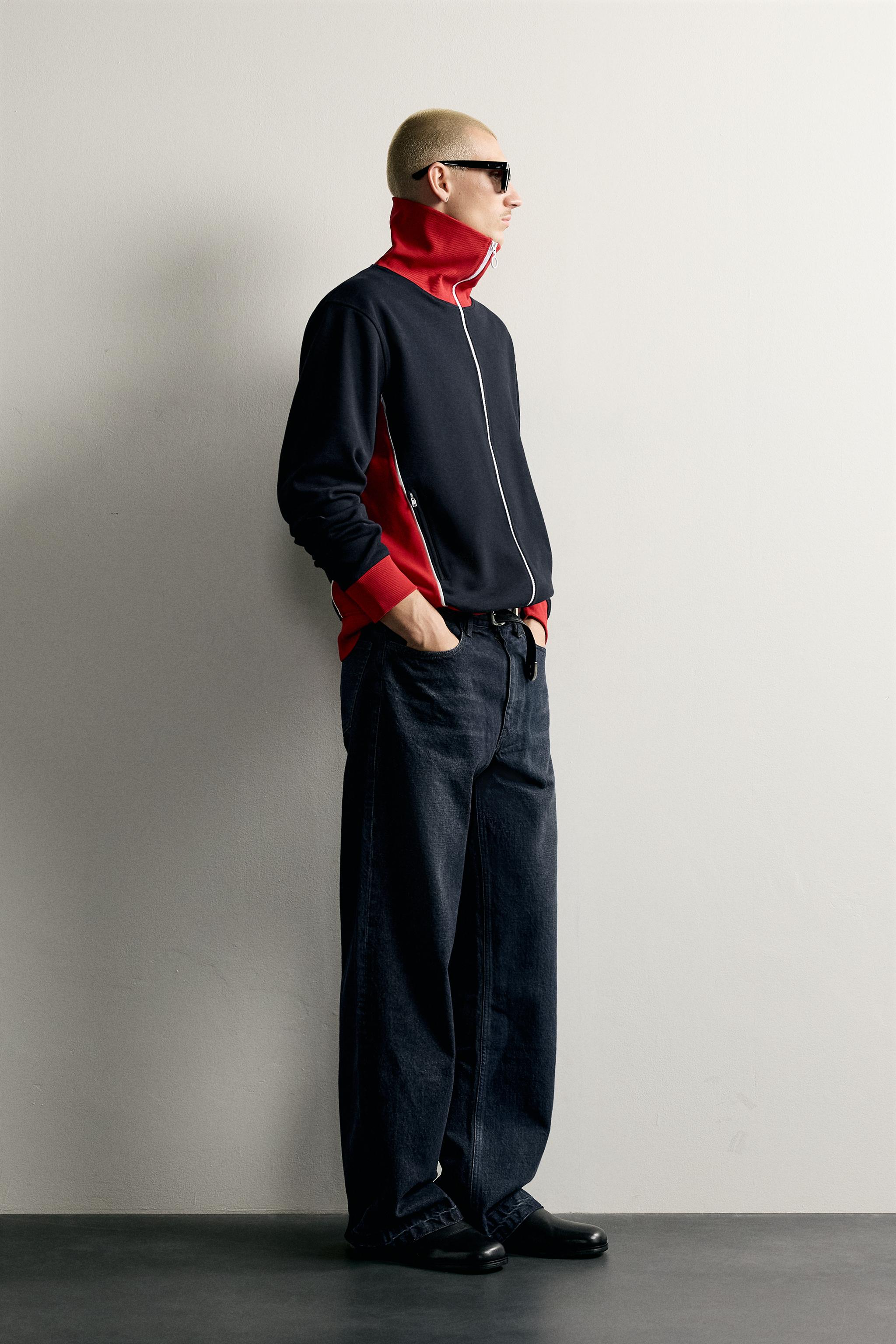 Zara Retro Blok Renkli Ceket görsel 4