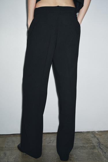 ZW COLLECTION STRAIGHT-LEG TROUSERS - Black by Zara - Image 2