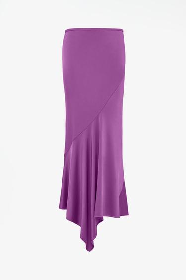 LIMITED EDITION ASYMMETRIC CUT SKIRT — Purple 1