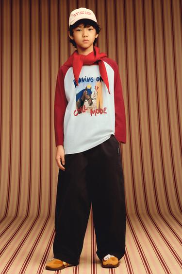 balloon TROUSERS WITH CUT-OUTS AND LABEL - Black by Zara