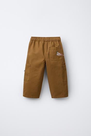 PANTALON CARGO PIÈCES - Toffee de Zara - Image 1