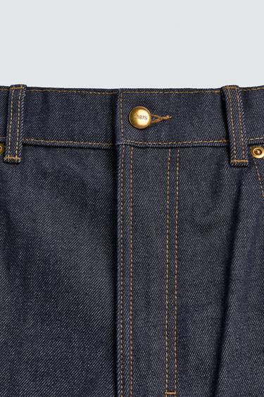 JORTS EN DENIM RELAXED FIT - Indigo de Zara - Image 9