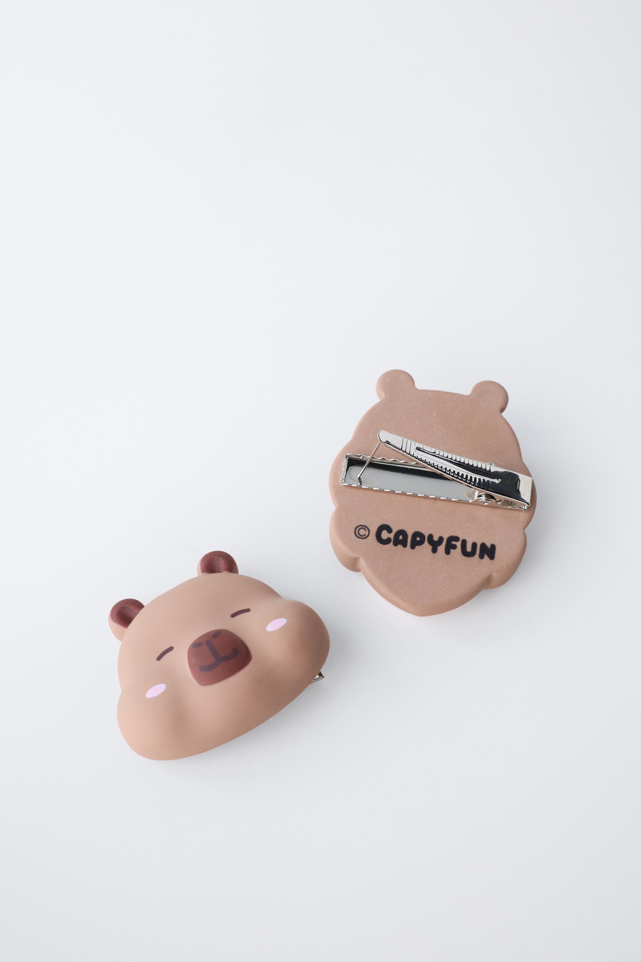 LOT DE DEUX PINCES CAPIBARA CAPYFUN ©
