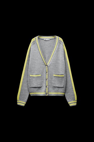STRICKJACKE BIESEN - Grau von Zara - Bild 0