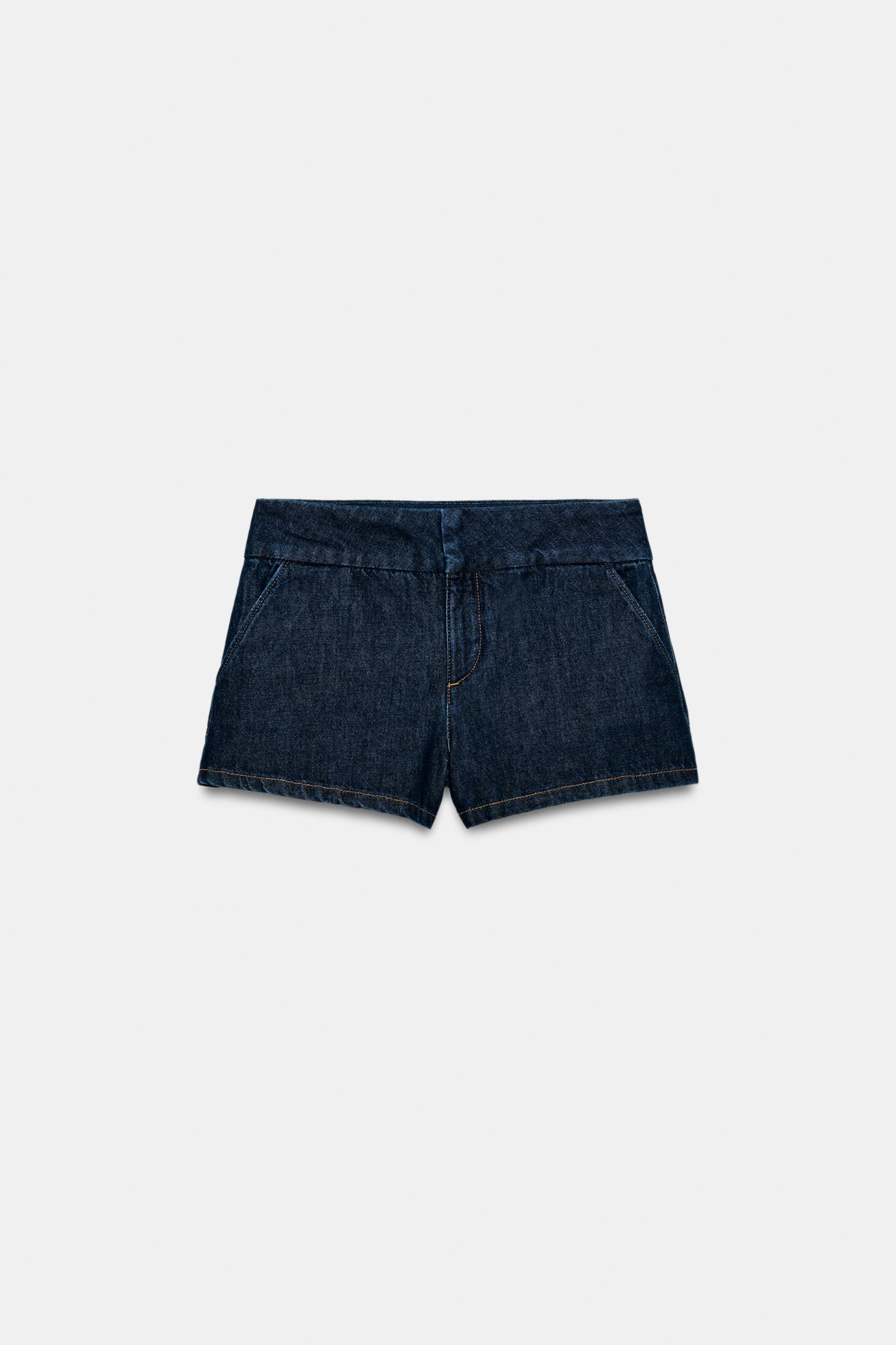 Z1975 MINI SHORTS - Blue | ZARA United States
