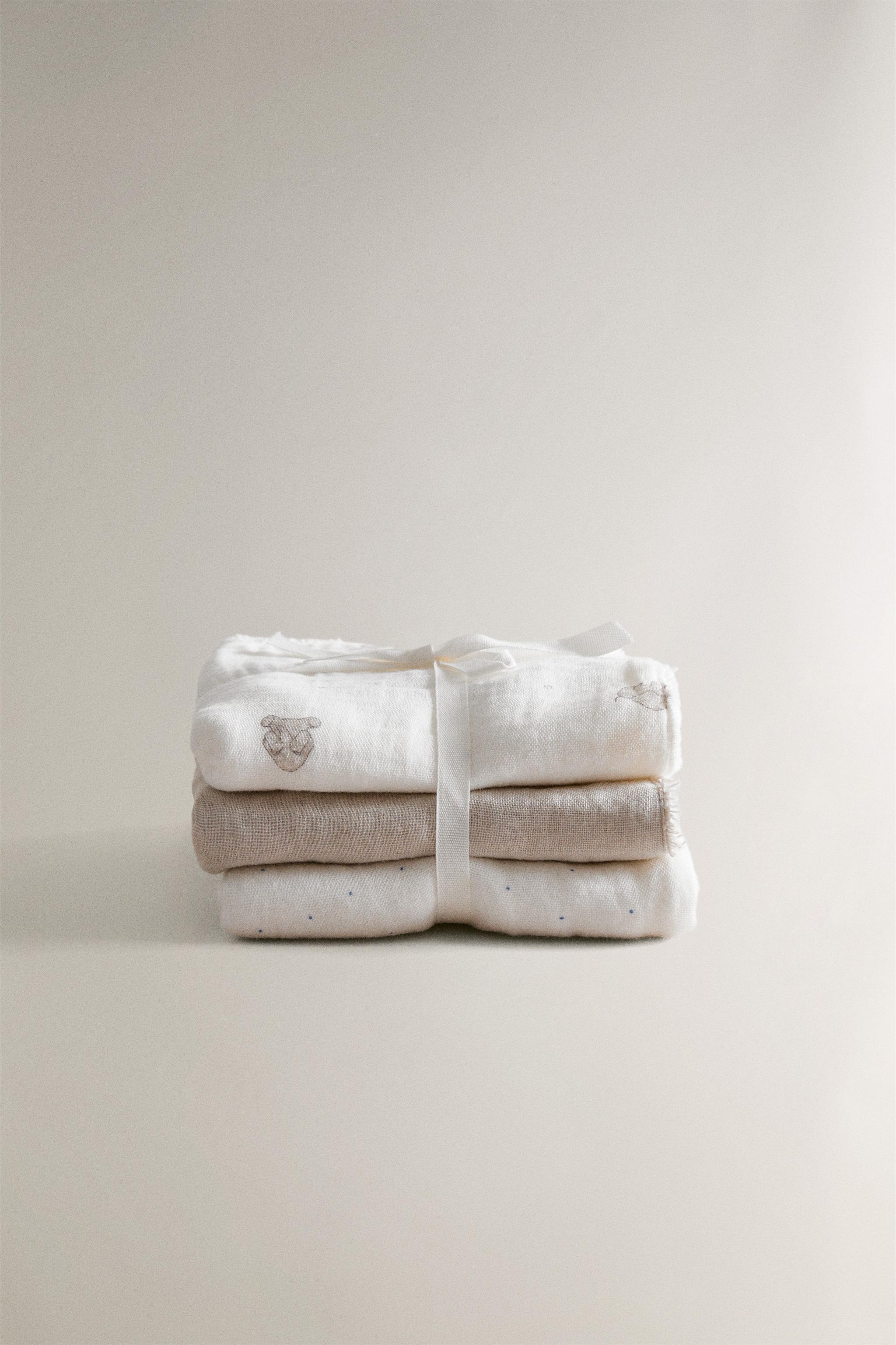 CHILDREN'S MINI ELEPHANT TOWEL (SET OF 3)
