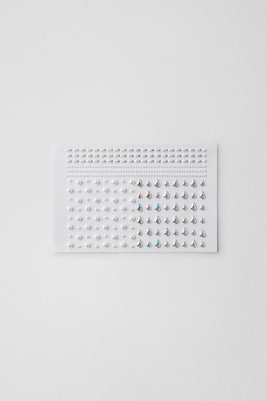Zara 節日珠寶貼紙 - 明淺棕色 - 圖片 0