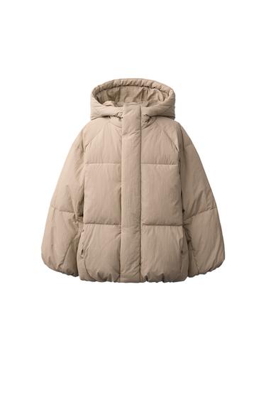 PLUMÍFERO 50% PLUMA Y 50% PLUMÓN WATER REPELLENT - Beige de Zara