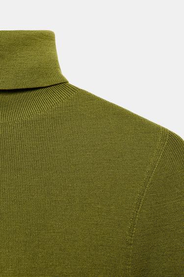 PULL EXTRAFIN 100% LAINE - Vert de Zara - Image 5
