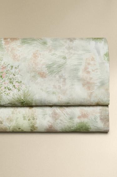 SÁBANA ENCIMERA ESTAMPADO JARDÍN - Verde de Zara - Imagen 0