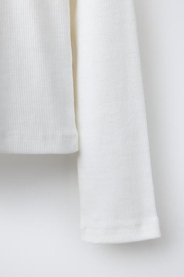 T-SHIRT CÔTELÉ CAPIBARA CAPYFUN © - Blanc de Zara - Image 3