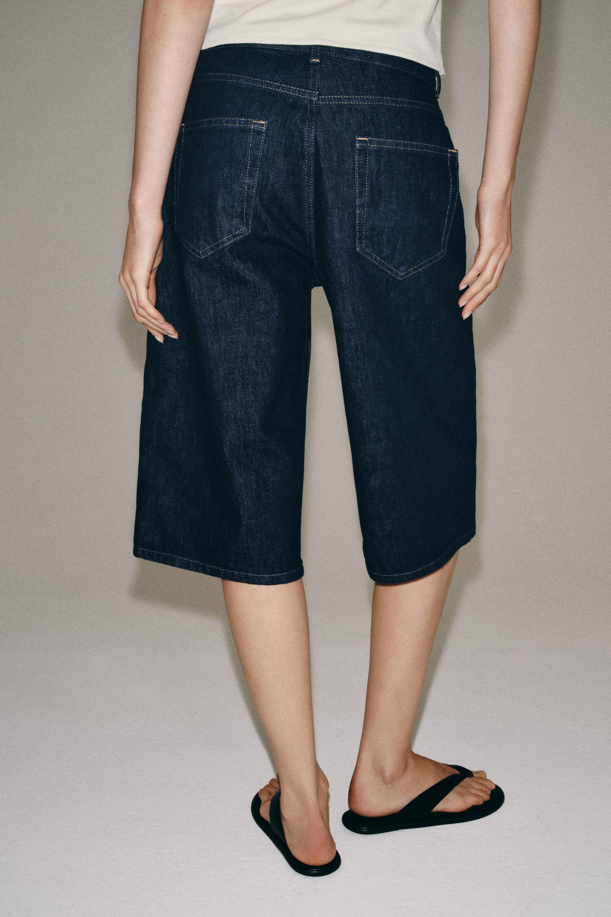 BERMUDA EN JEAN TAILLE MOYENNE ZW COLLECTION
